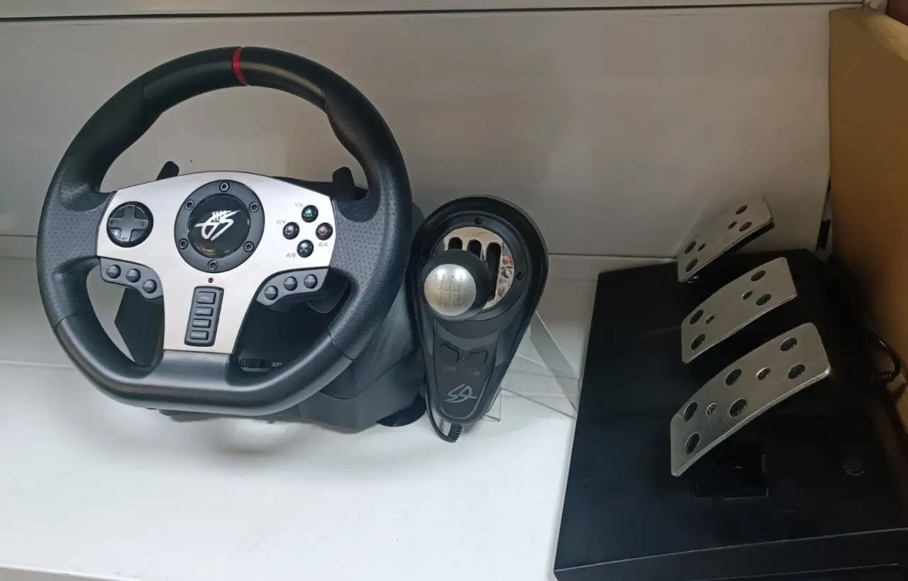 Игровой руль Dexp Wheelman Pro GT - Электроника в Чита