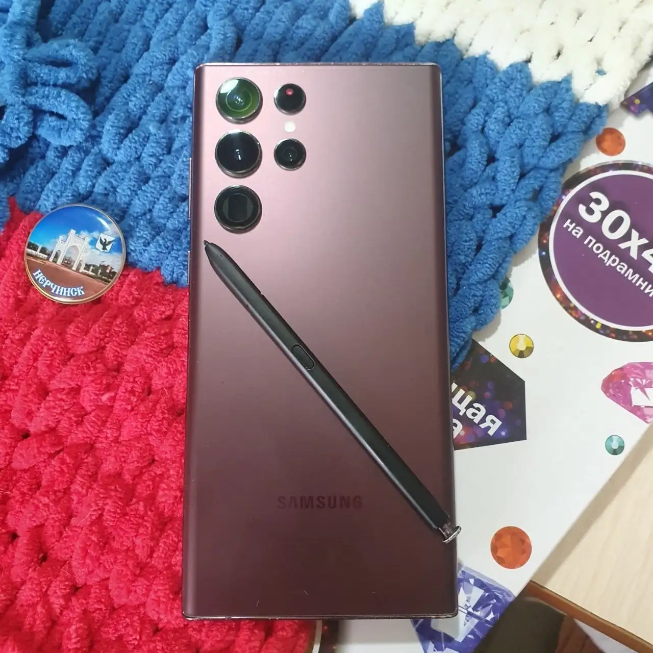 Samsung S22 Ultra 8/128Gb с дефектами экрана - Смартфоны и аксессуары (Электроника) в Чита