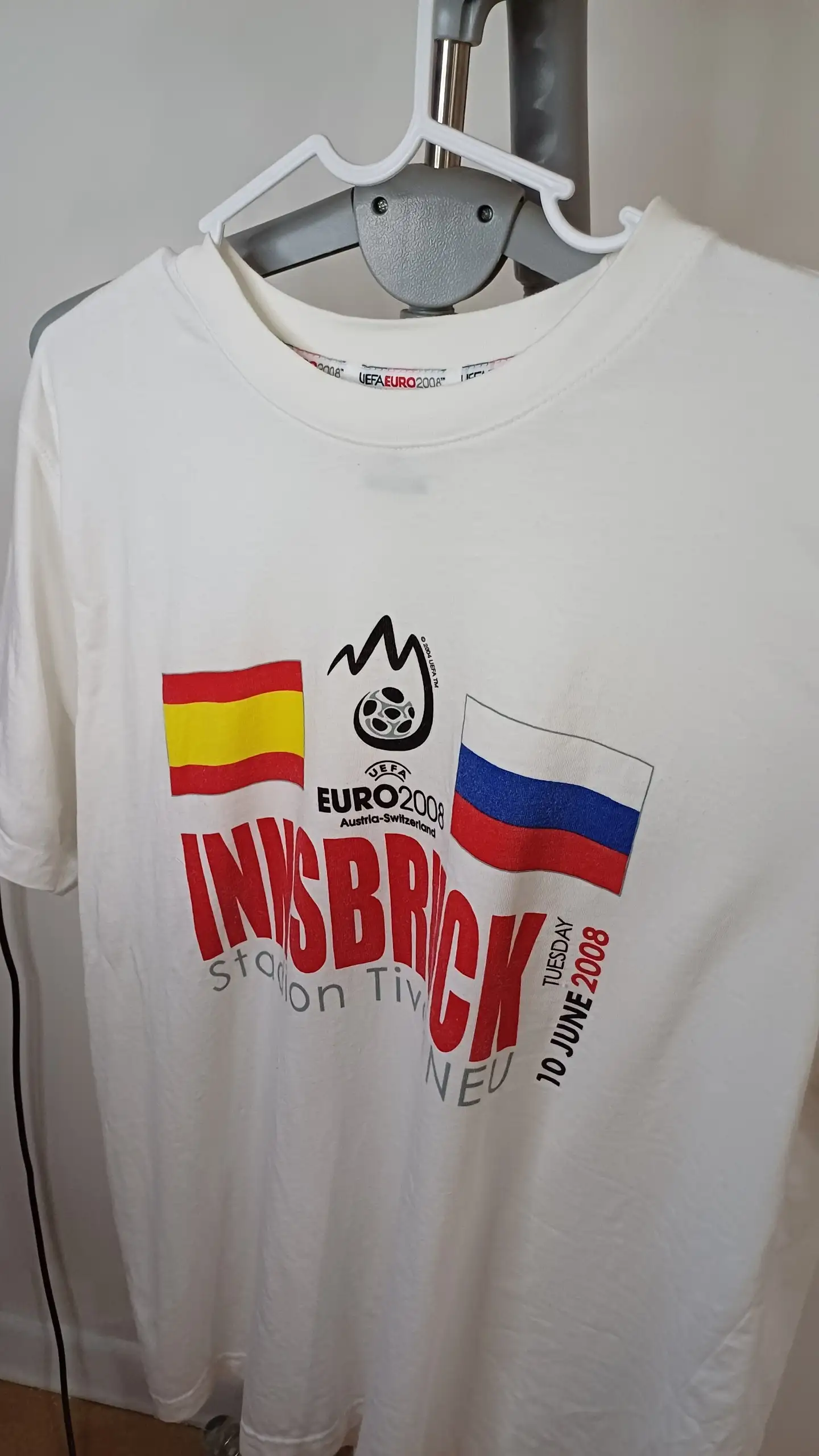 Футболка Euro 2008 Испания - Россия - Футболки (Одежда) в Чита