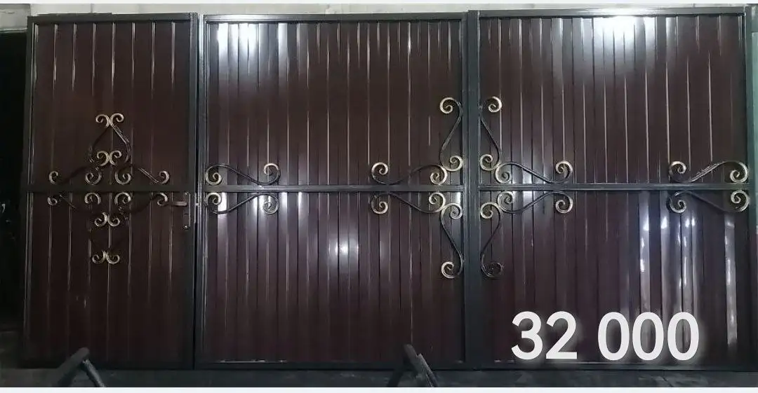 Услуги по изготовлению и установке усадебных, гаражных ворот, заборов, ограждений, навесов - Строительные и монтажные работы (Услуги) в Улан-Удэ