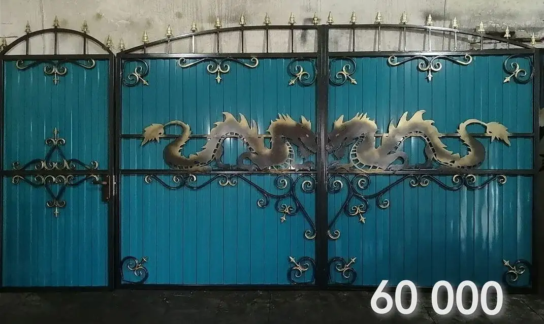 Услуги по изготовлению и установке усадебных, гаражных ворот, заборов, ограждений, навесов - Строительные и монтажные работы (Услуги) в Улан-Удэ