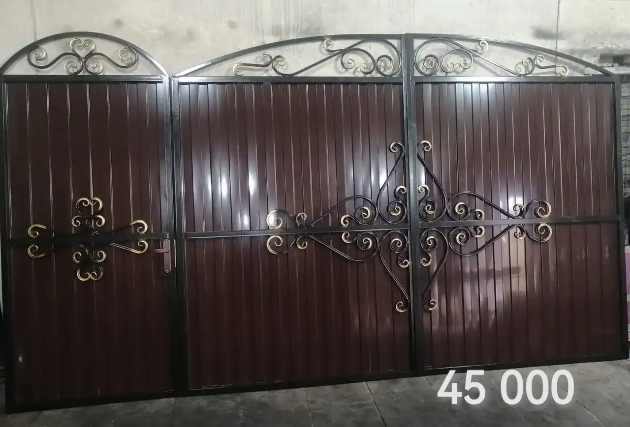 Продажа металлических распашных ворот с калиткой - Ворота (Для дома и дачи) в Улан-Удэ