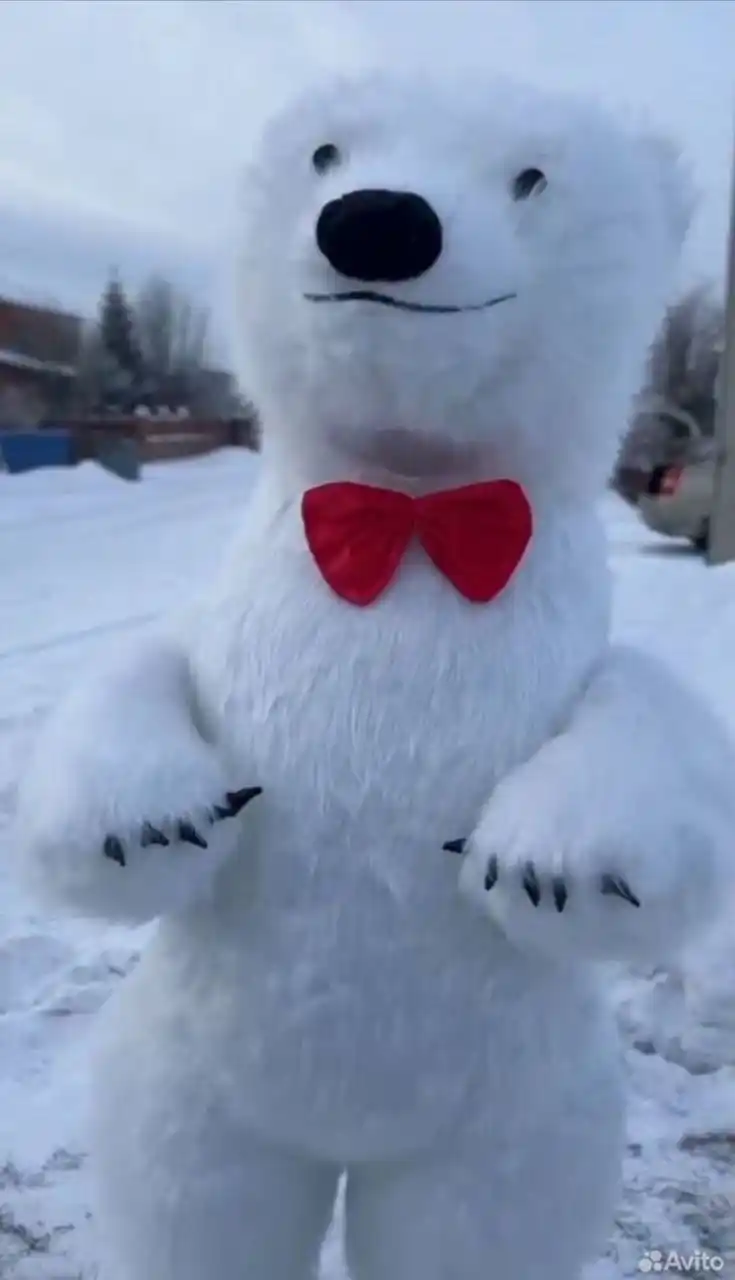 Поздравление белого медведя