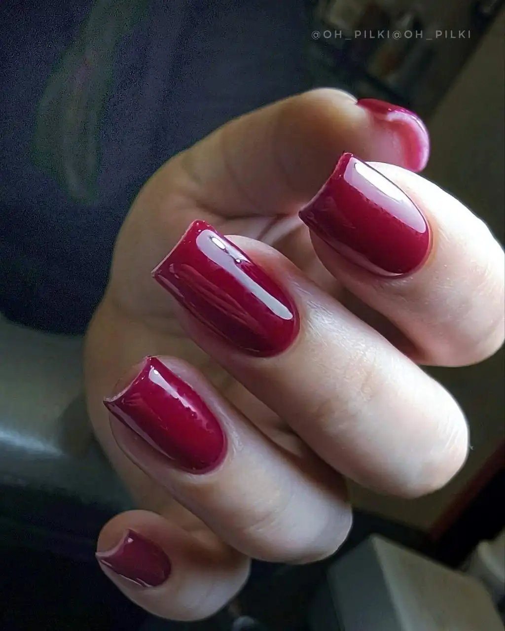 Маникюр с укреплением твёрдый гель