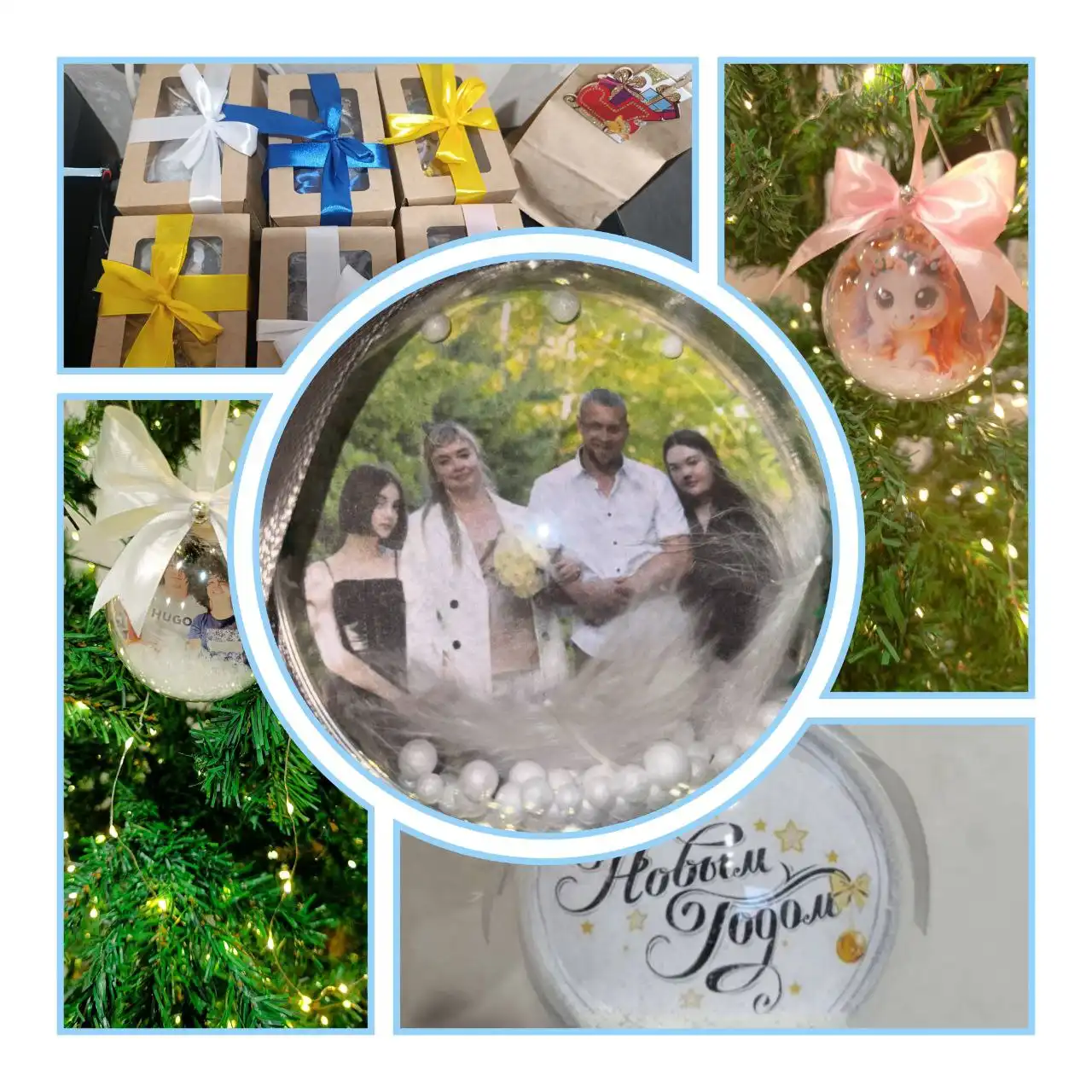 Новогодние шары ручной работы в Красноярске