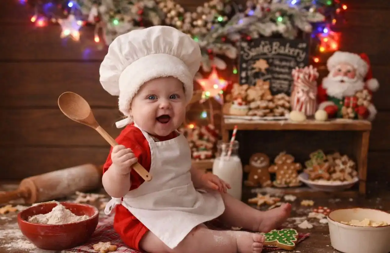 Новогодний фотодень «Поварёнок» для малышей