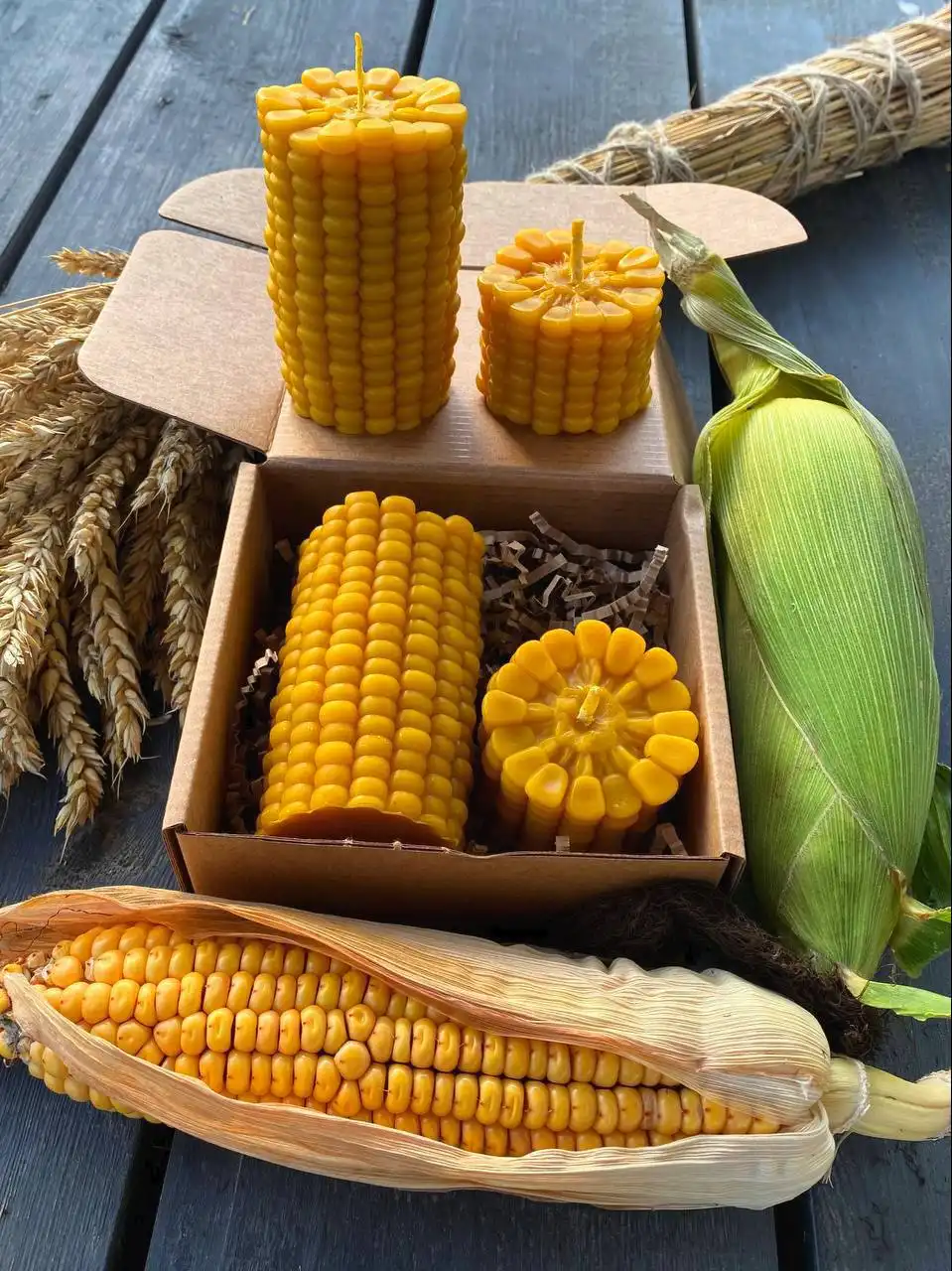 Натуральные свечи ручной работы из алтайского пчелиного воска