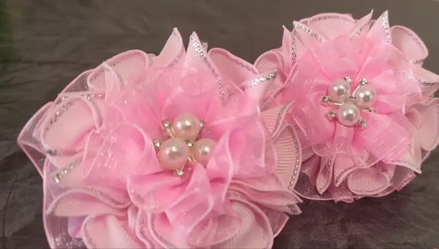 Изготовление бантиков и ободков для девочек - Одежда для детей в Тюмень