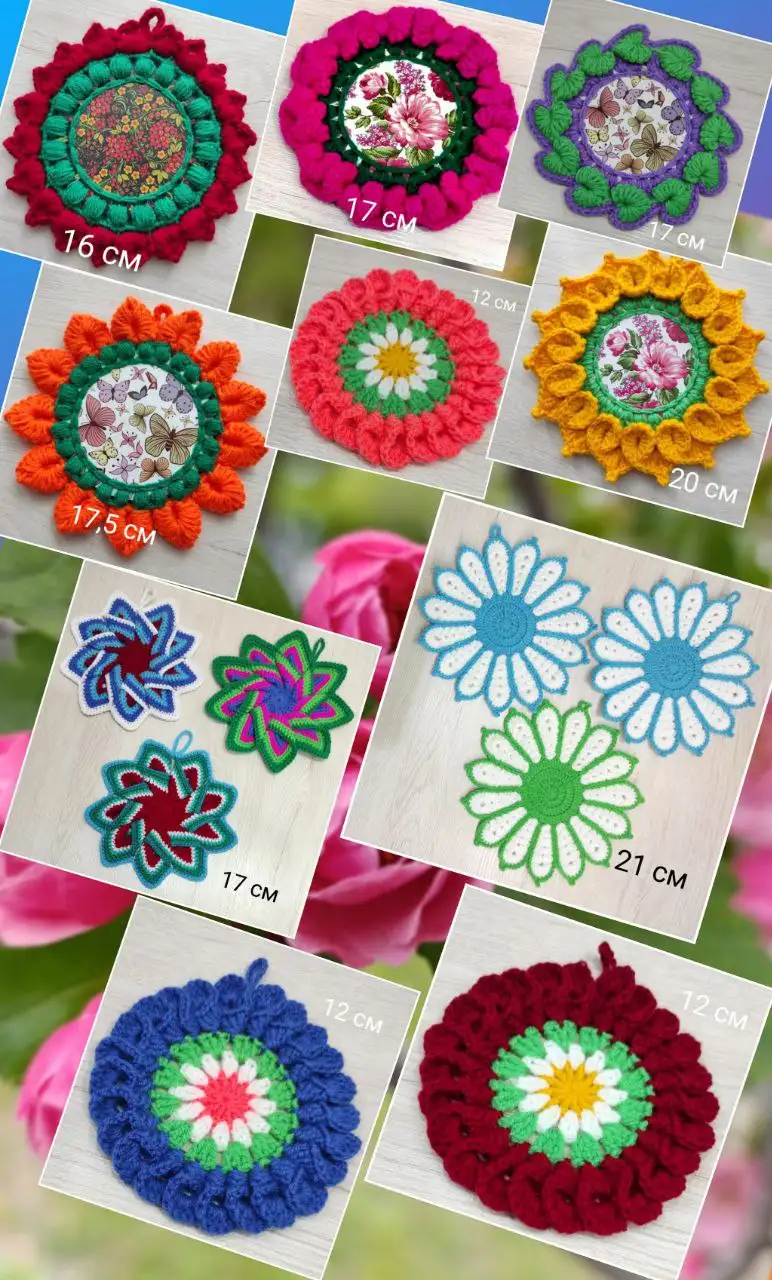 Ручные работы к 8 марта: прихватки, подставки, сувениры - Рукоделие (Хобби и отдых) в Тюмень