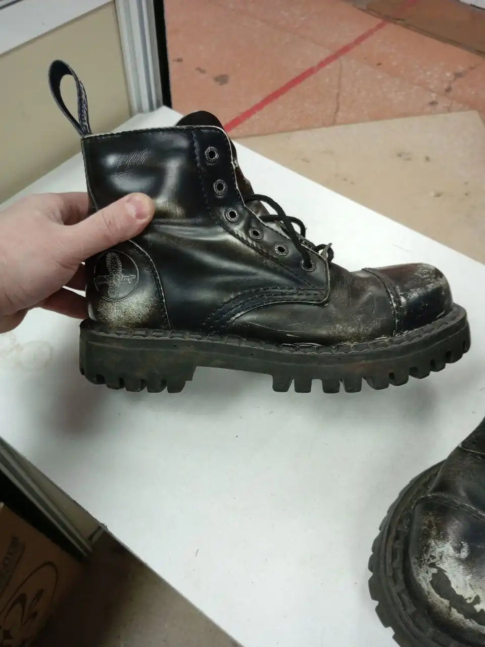 Камелот кожаные ботинки размер 39-40