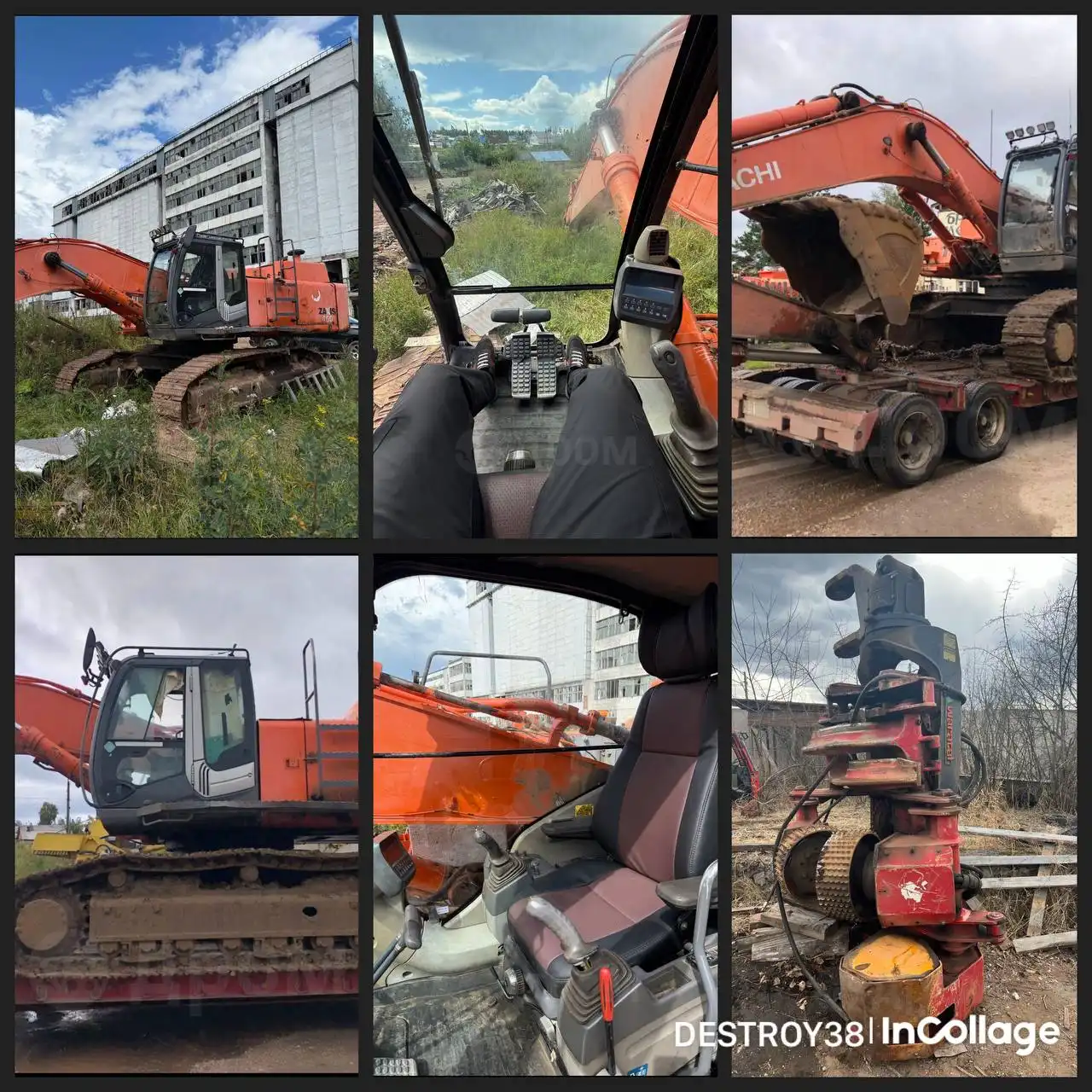 Продажа экскаватора Hitachi ZX 450 с харвестерной головой Waratah HTH 624 - Спецтехника (Запчасти) в Братск