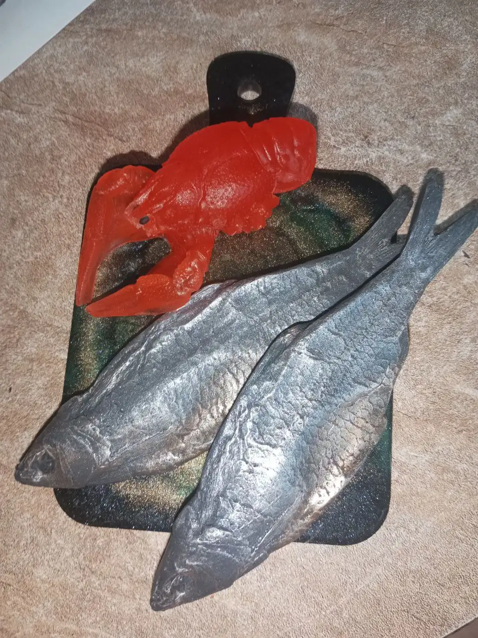 Набор мыла к пенному на декоративной доске из смолы - Хендмейд/Рукоделие (Барахолка) в Братск