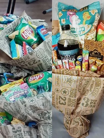 Мини букетики к 23 февраля для мальчиков в школу - Спортивные товары в Братск