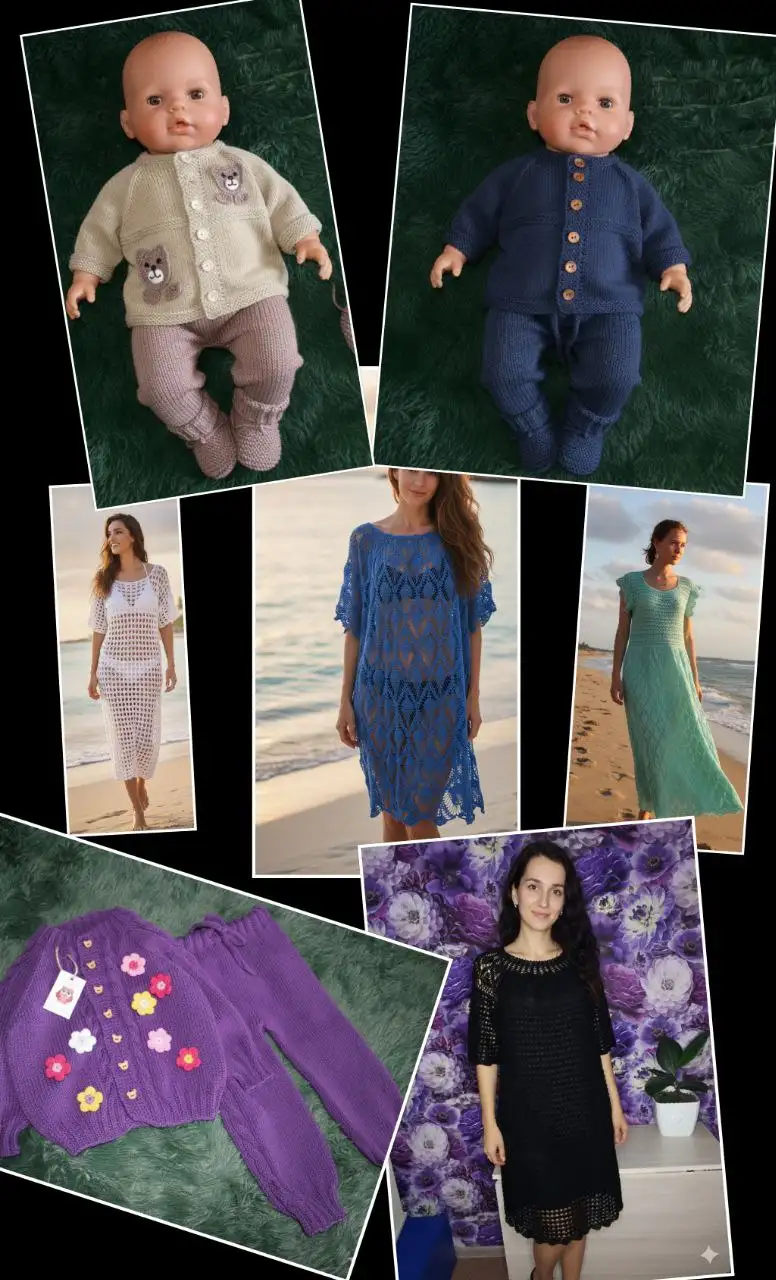 Вязание на заказ и изделия в наличии - Ручная работа (Услуги) в Братск