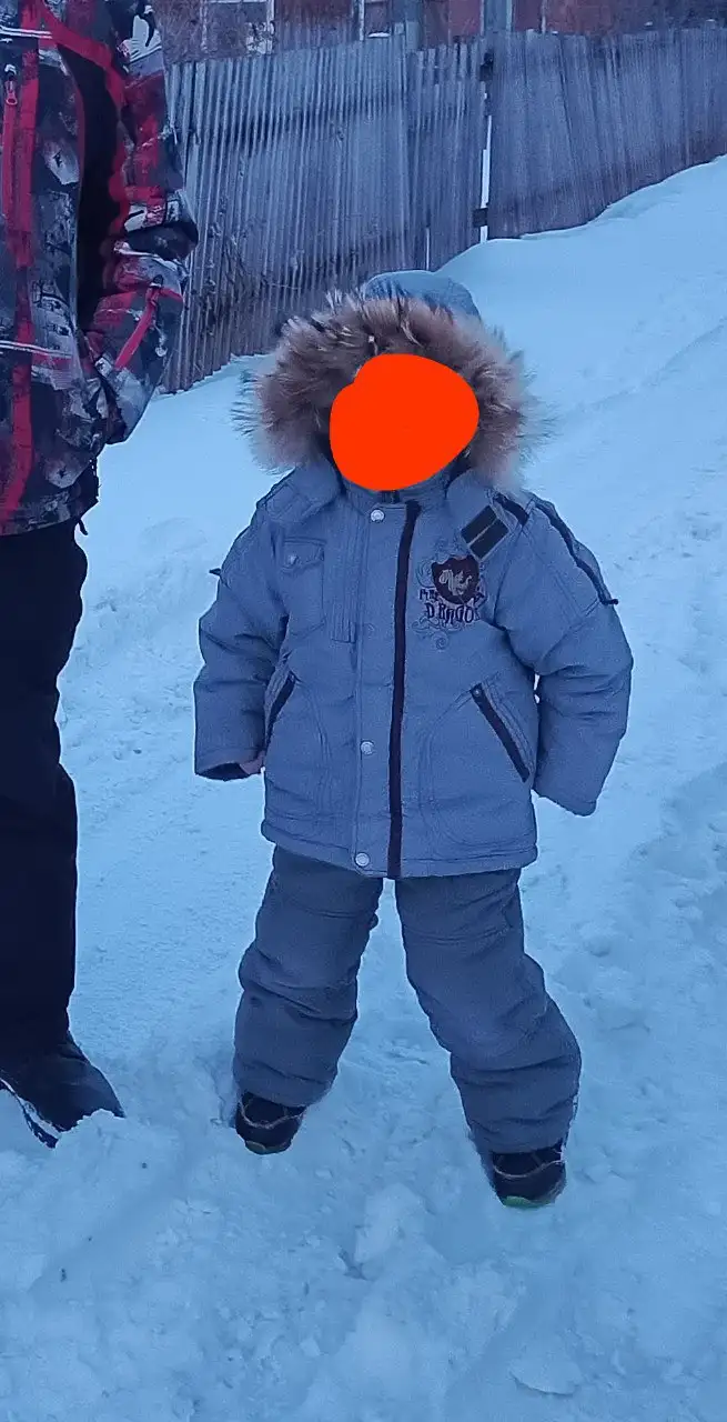 Детский зимний костюм для мальчика размер 110 - Одежда (Товары для детей) в Братск
