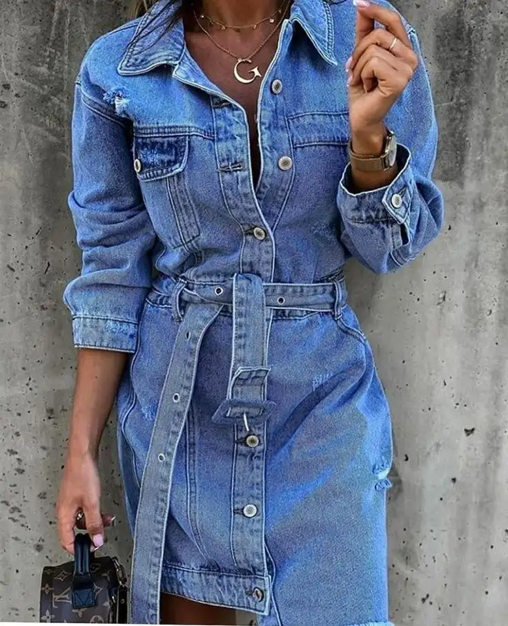 Джинсовые платья разных размеров - Женская одежда (Одежда) в Братск