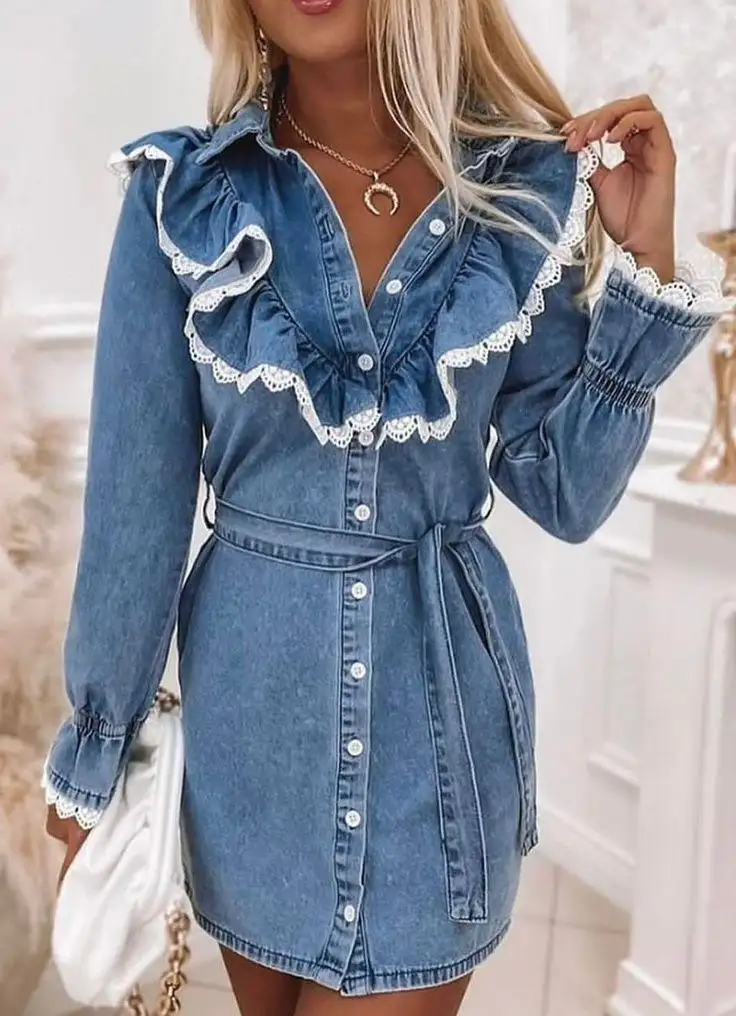 Джинсовые платья разных размеров - Женская одежда (Одежда) в Братск