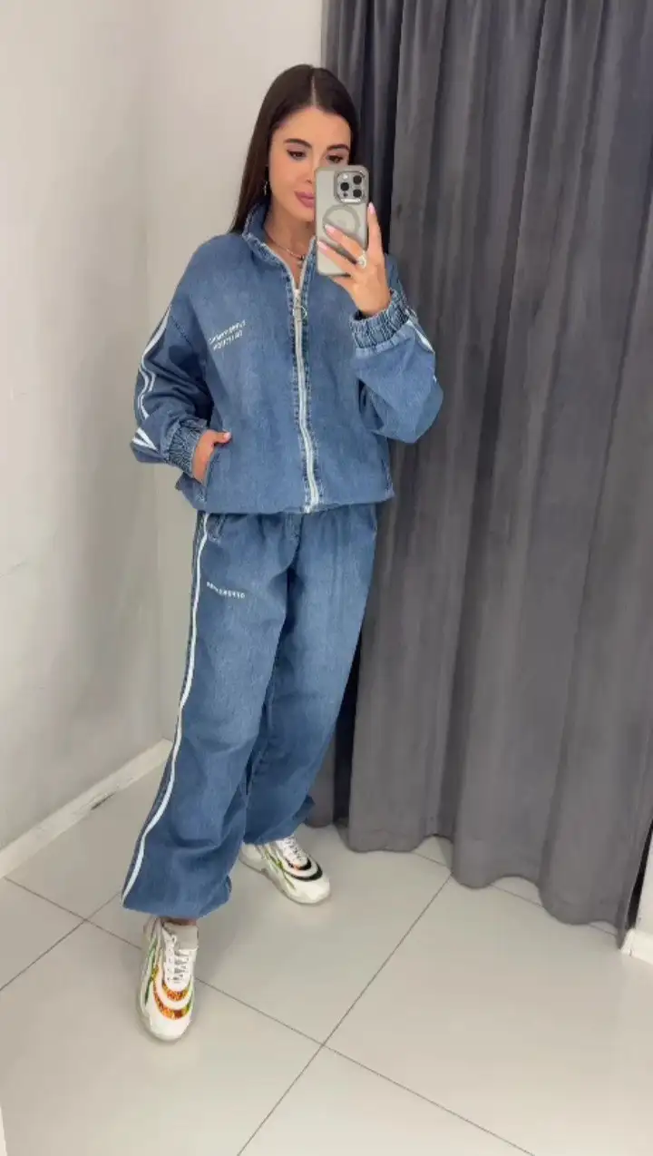 Джинсовый костюм двойка, размеры 42-58 - Костюмы (Одежда) в Братск