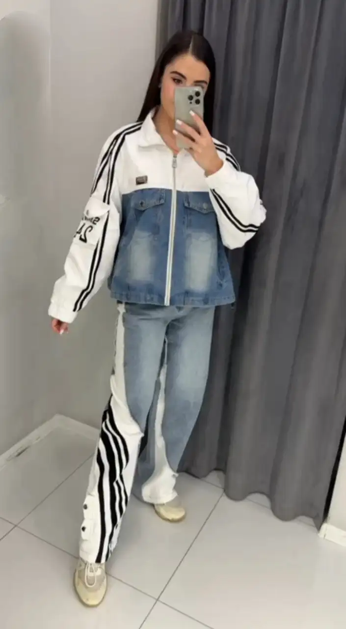 Джинсовый костюм двойка, размеры 42-58 - Костюмы (Одежда) в Братск