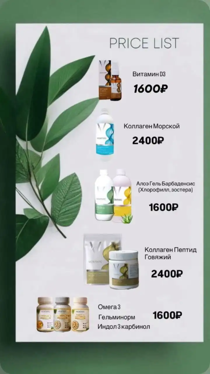 Элитные духи Veritate