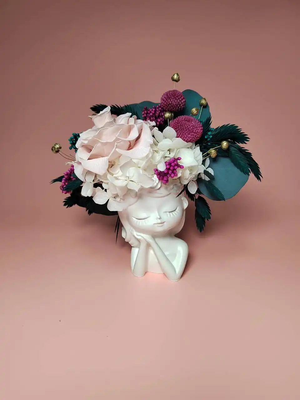 Букеты из стабилизированных цветов ко Дню матери