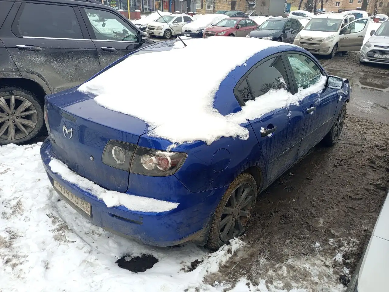 Мазда 3 2007 года после ДТП, требует вложений - Легковые автомобили (Авто) в Санкт-Петербург