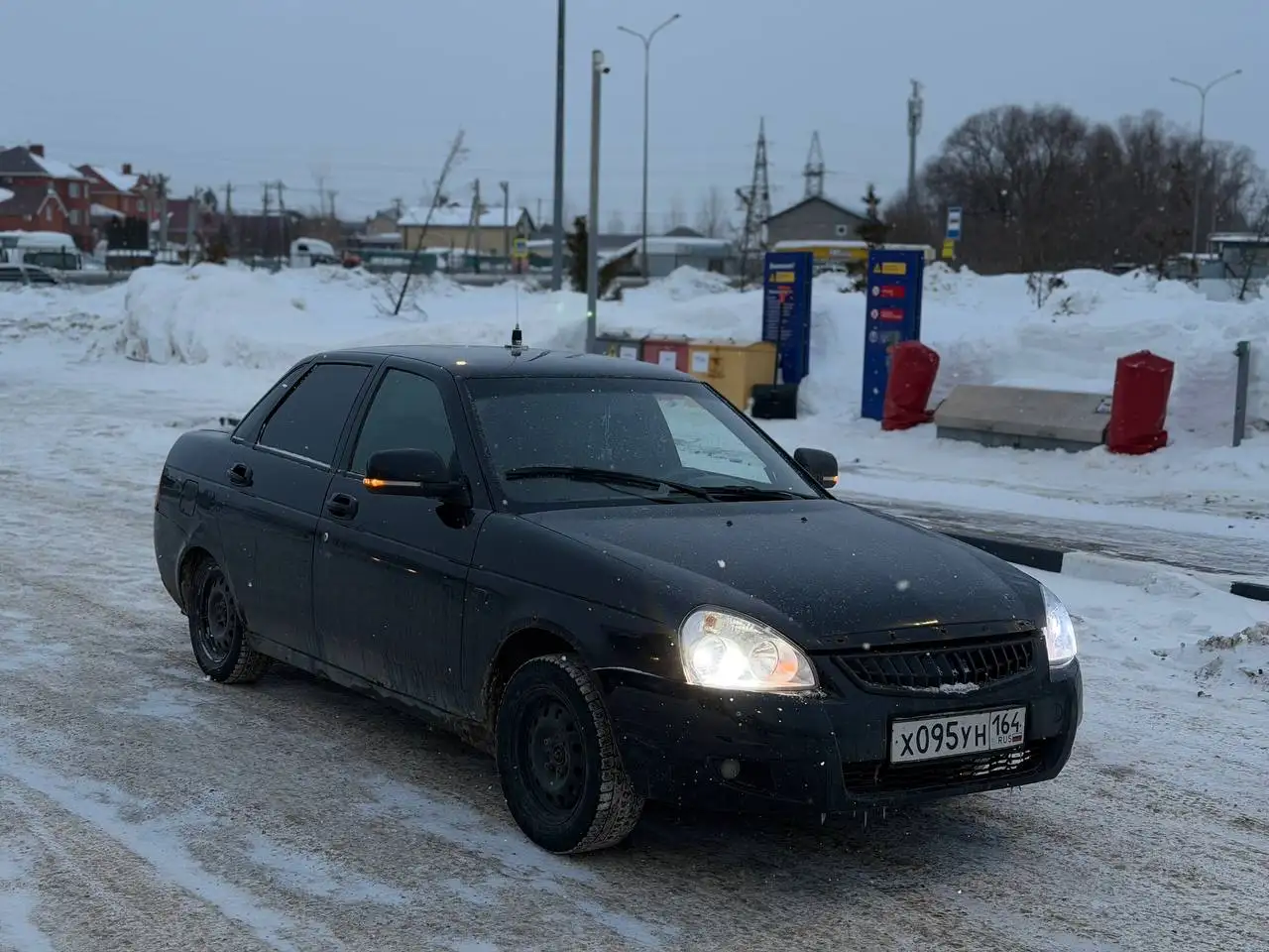 Черная Приора на шеснаре 2008 года - Легковые автомобили (Авто) в Казань