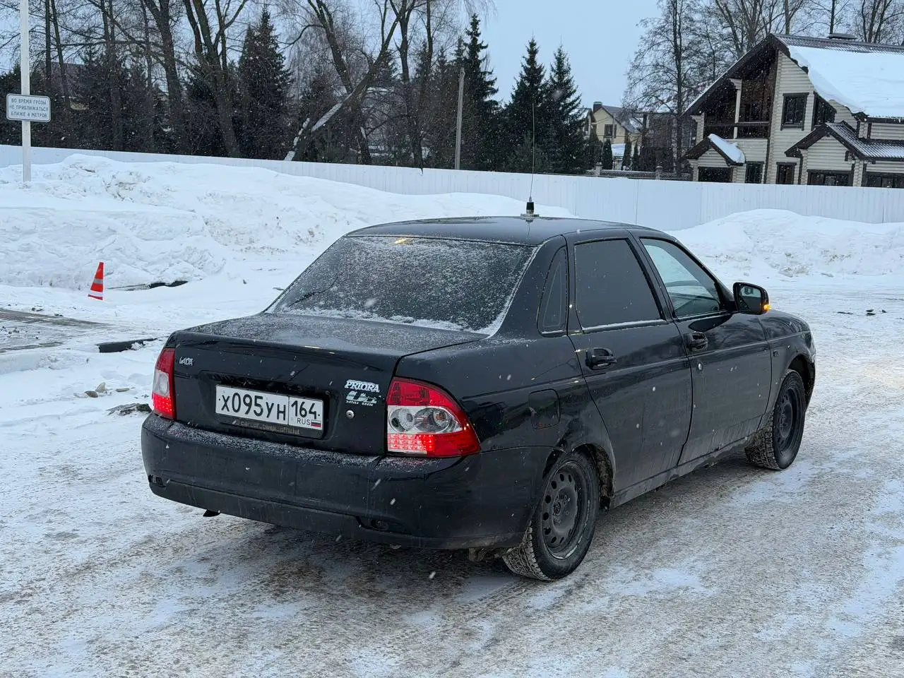 Черная Приора на шеснаре 2008 года - Легковые автомобили (Авто) в Казань