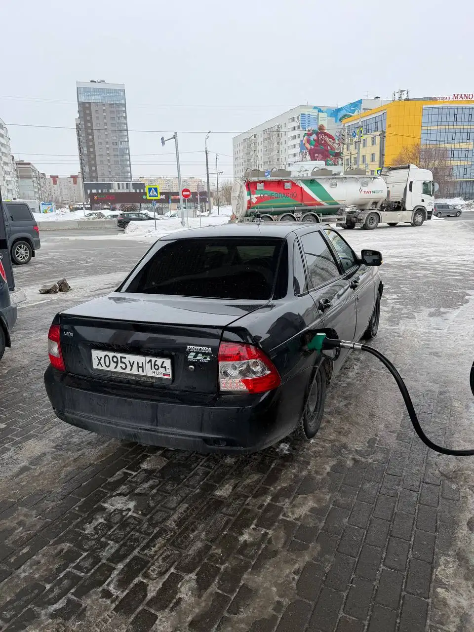 Черная Приора на шеснаре 2008 года - Легковые автомобили (Авто) в Казань