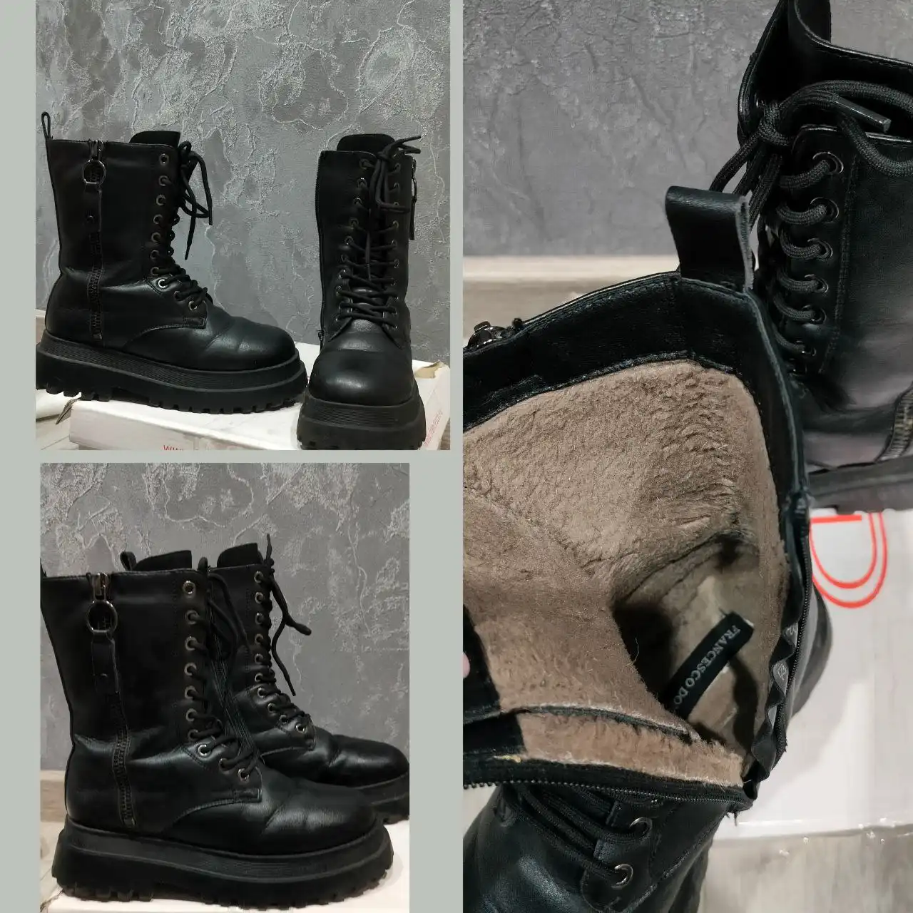 Зимние сапоги 38 размер натуральная кожа и мех