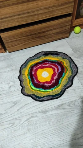 Яркий коврик Клякса ручной работы - Крупная бытовая техника в Энгельс