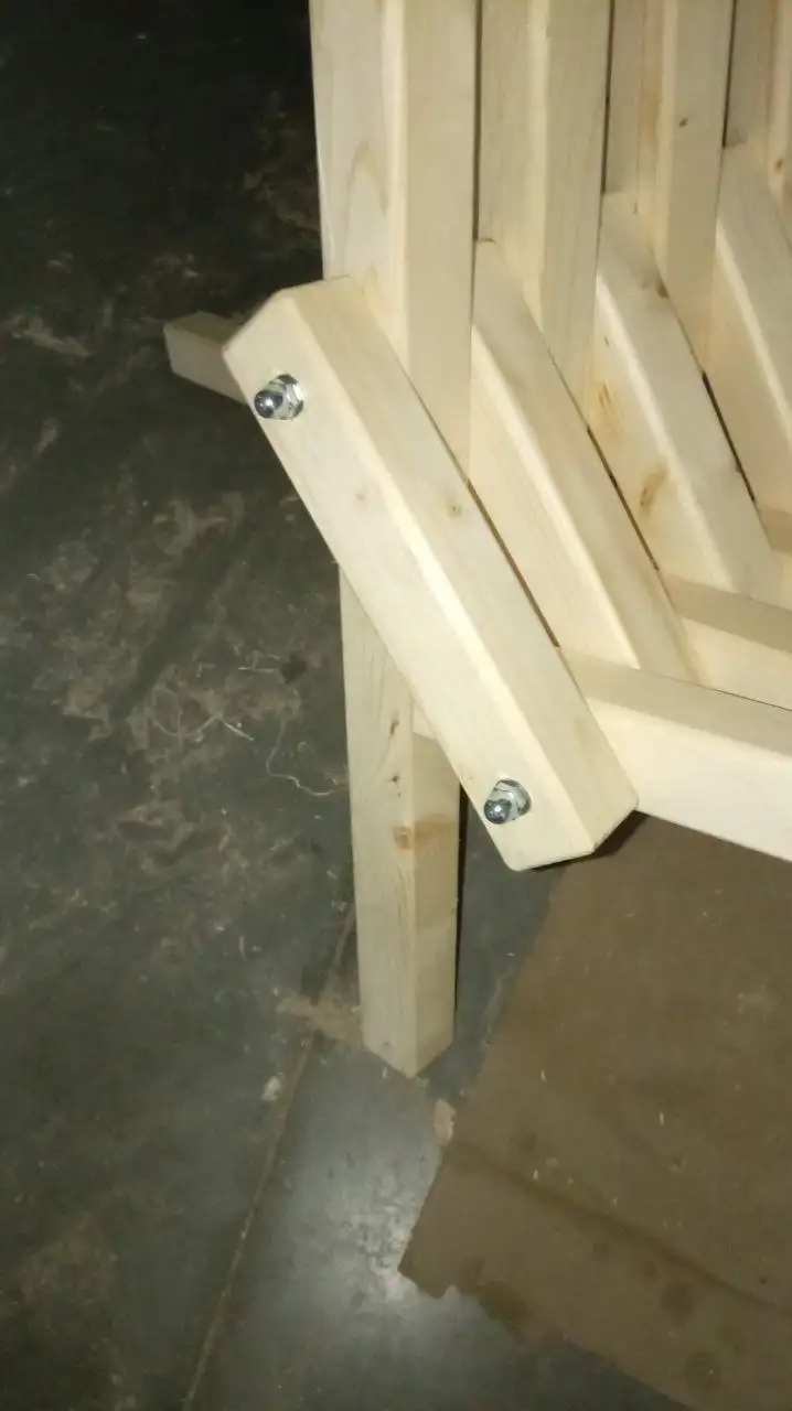 Кресло Кентук раскладное деревянное золотистое - Мебель (Для дома и дачи) в Энгельс