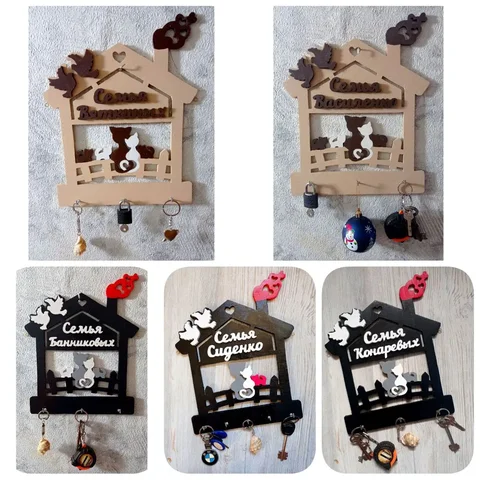 Настенная фамильная ключница ручной работы - Декор в Энгельс