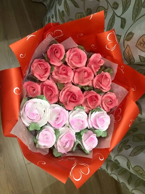 Зефирные букеты на джеме малина на 8 марта - Домашние заготовки в Энгельс