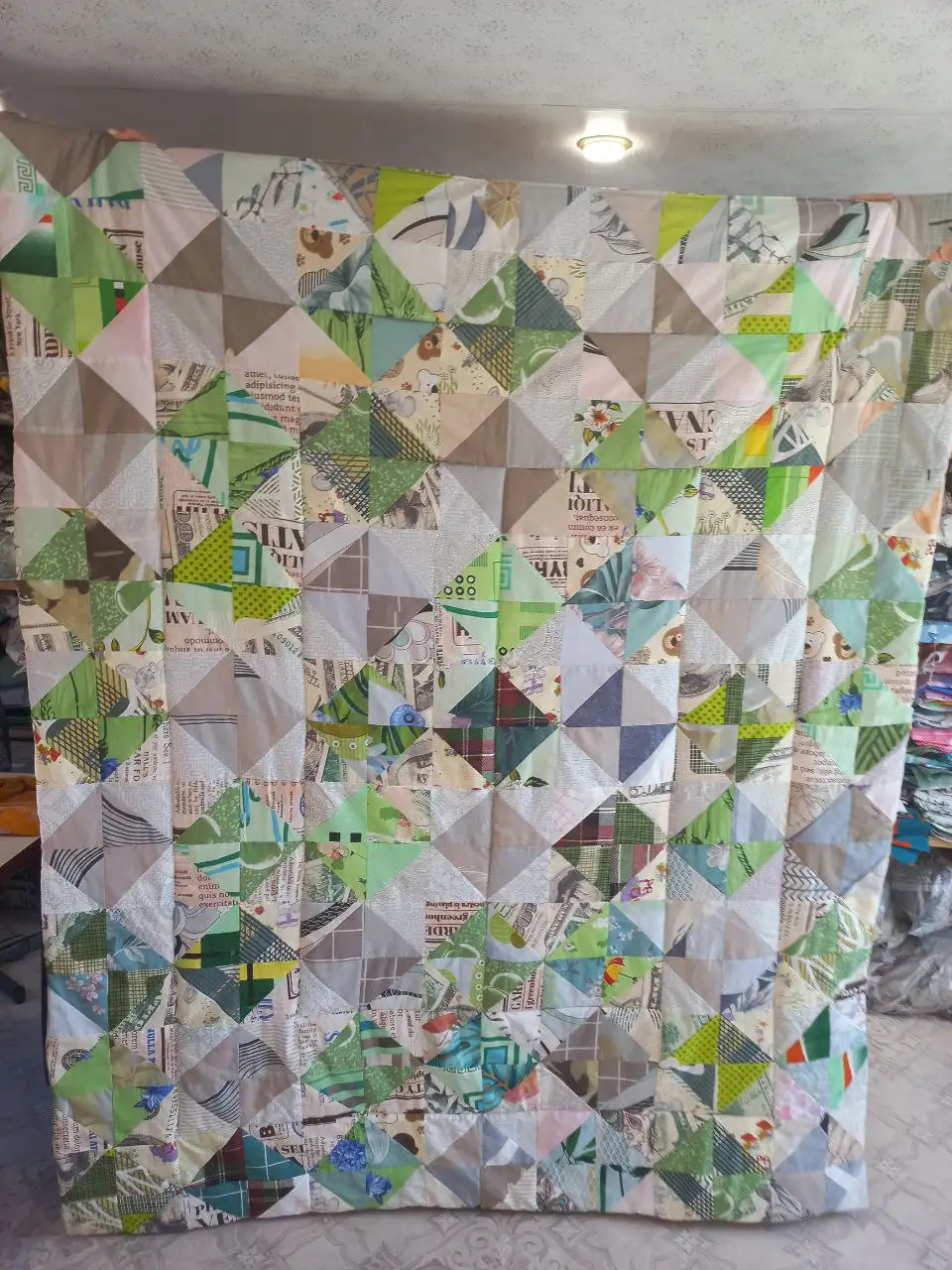 Лоскутные одеяла ручной работы из хлопка с синтепоном - Рукоделие (Барахолка) в Энгельс