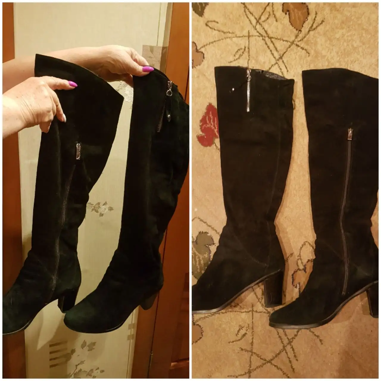 Сапоги замш 39 размер - Обувь (Одежда) в Энгельс