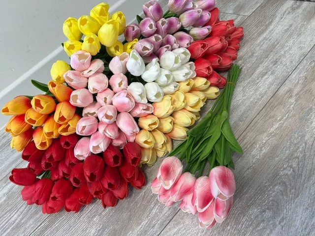 Силиконовые тюльпаны в наличии - Лотереи в Энгельс