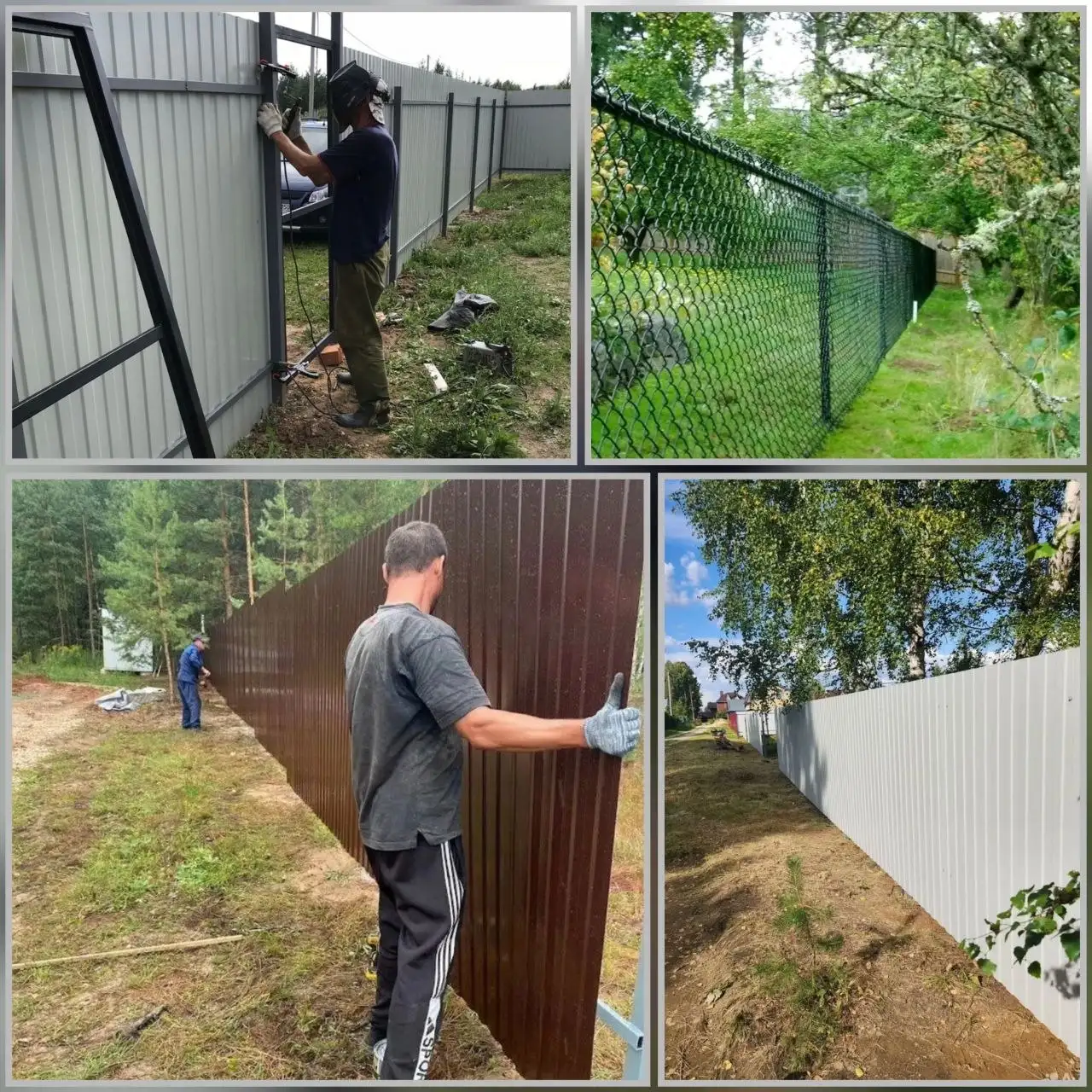 Установка заборов из профлиста, штакетника, сетки рабицы - Строительные услуги (Услуги) в Энгельс