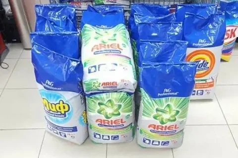 Срочная ликвидация стирального порошка Tide, Ariel, Лоск, Миф - Бытовая химия в Энгельс-Саратов