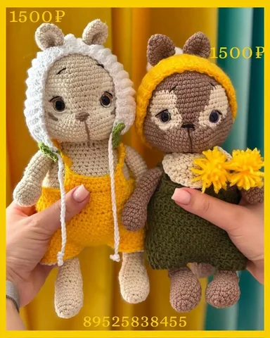 Эксклюзивные весенние бурундучки ручной работы - Рукоделие в Ростов-на-Дону