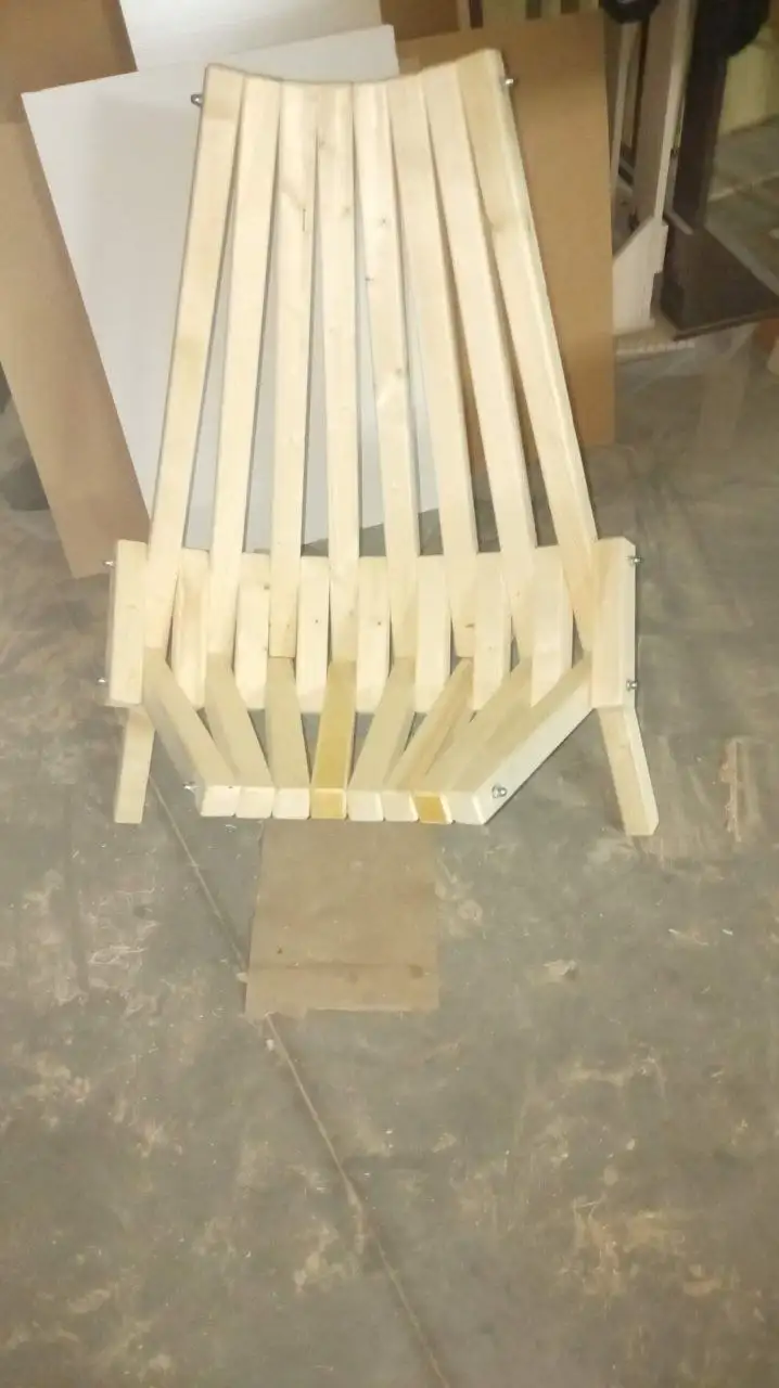 Кресло Кентук раскладное деревянное золотистое - Мебель (Для дома и дачи) в Энгельс