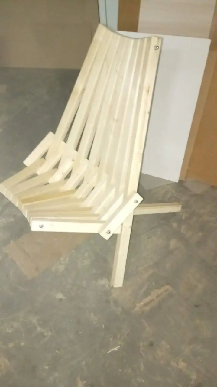 Кресло Кентук раскладное деревянное золотистое - Мебель (Для дома и дачи) в Энгельс