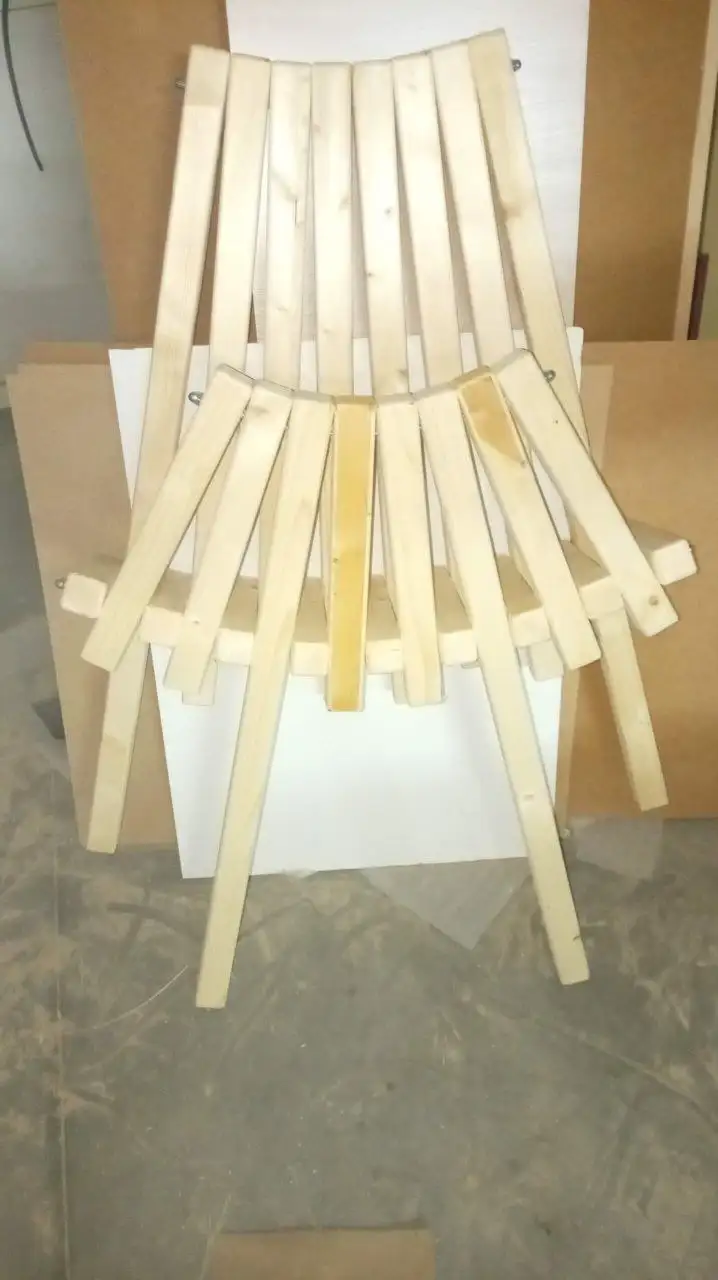 Кресло Кентук раскладное деревянное золотистое - Мебель (Для дома и дачи) в Энгельс