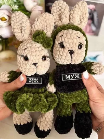 Военные талисманы зайчики на 9 мая - Рукоделие/Хендмейд в Ростов-на-Дону