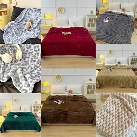 Пледы разных размеров и расцветок - Двери в Энгельс