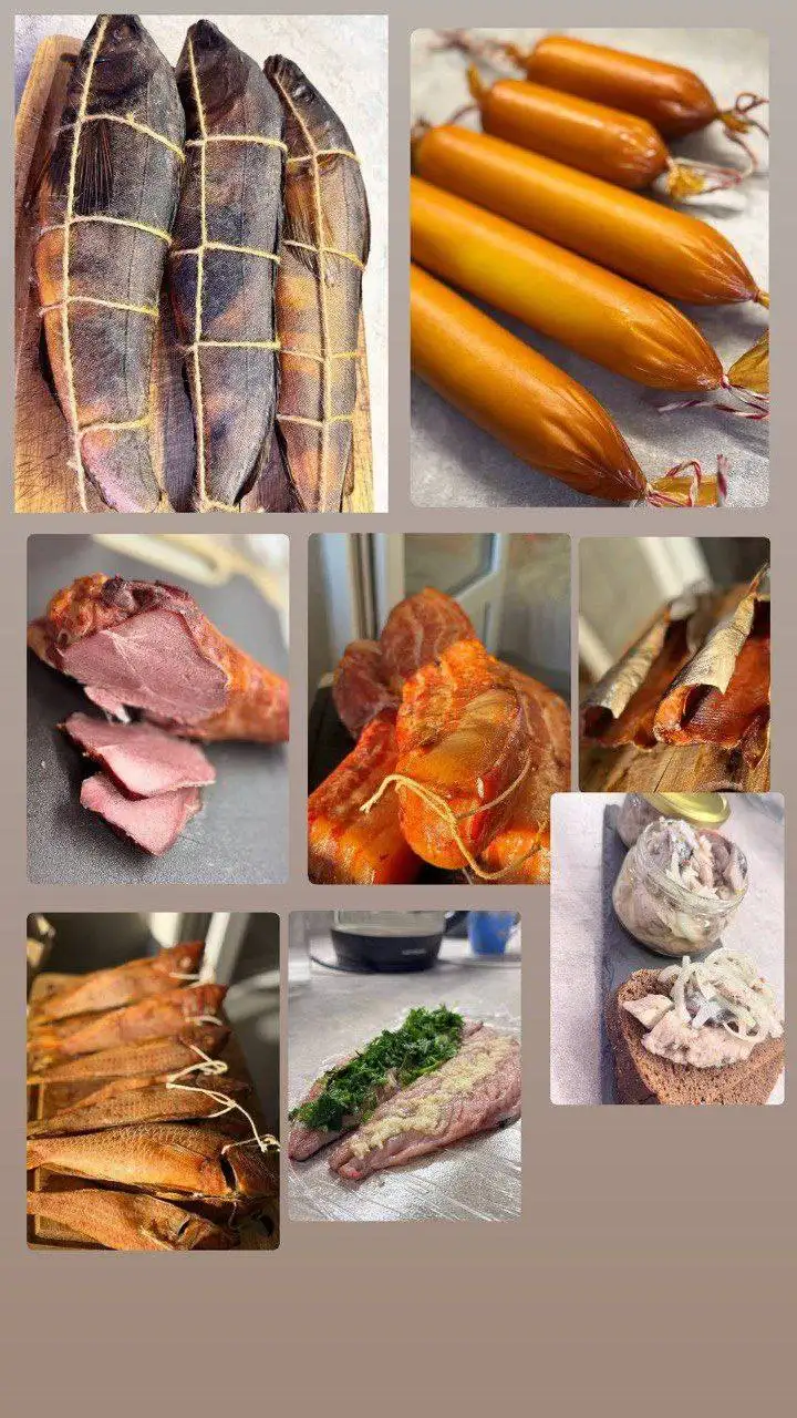 Рыба и мясо горячего и холодного копчения - Еда в Энгельс-Саратов
