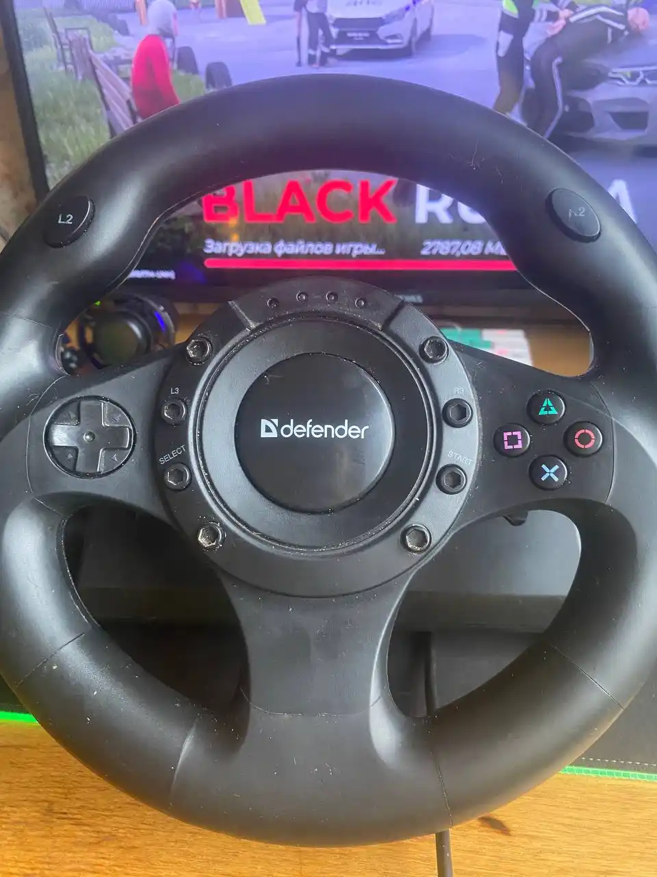 Продам игровой микрофон и руль