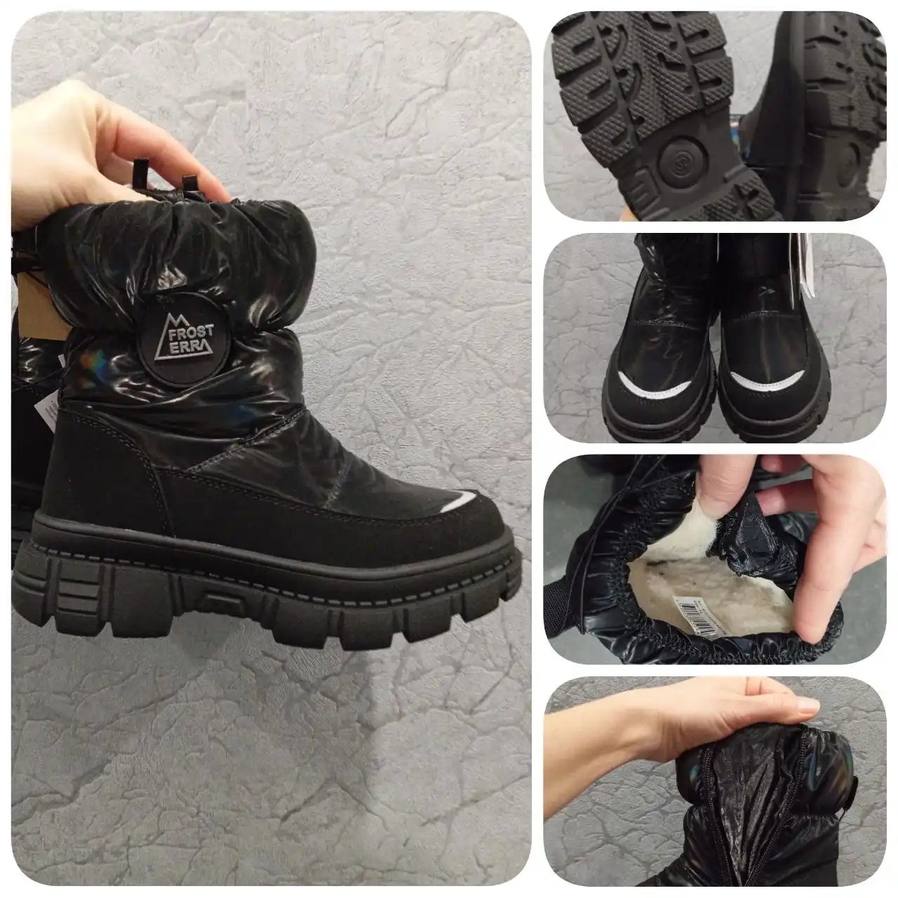 Зимние ботинки для девочки размер 32