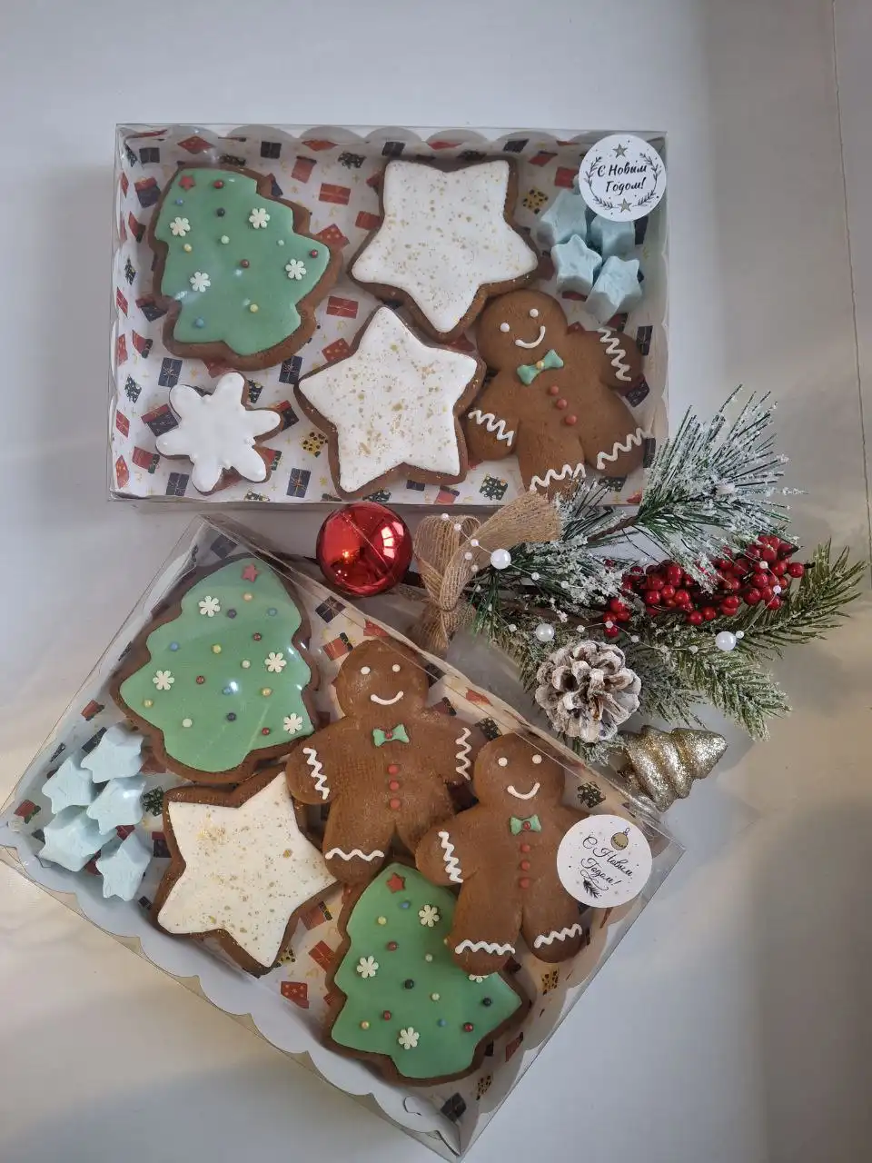 Наборы имбирных пряников к Новому Году