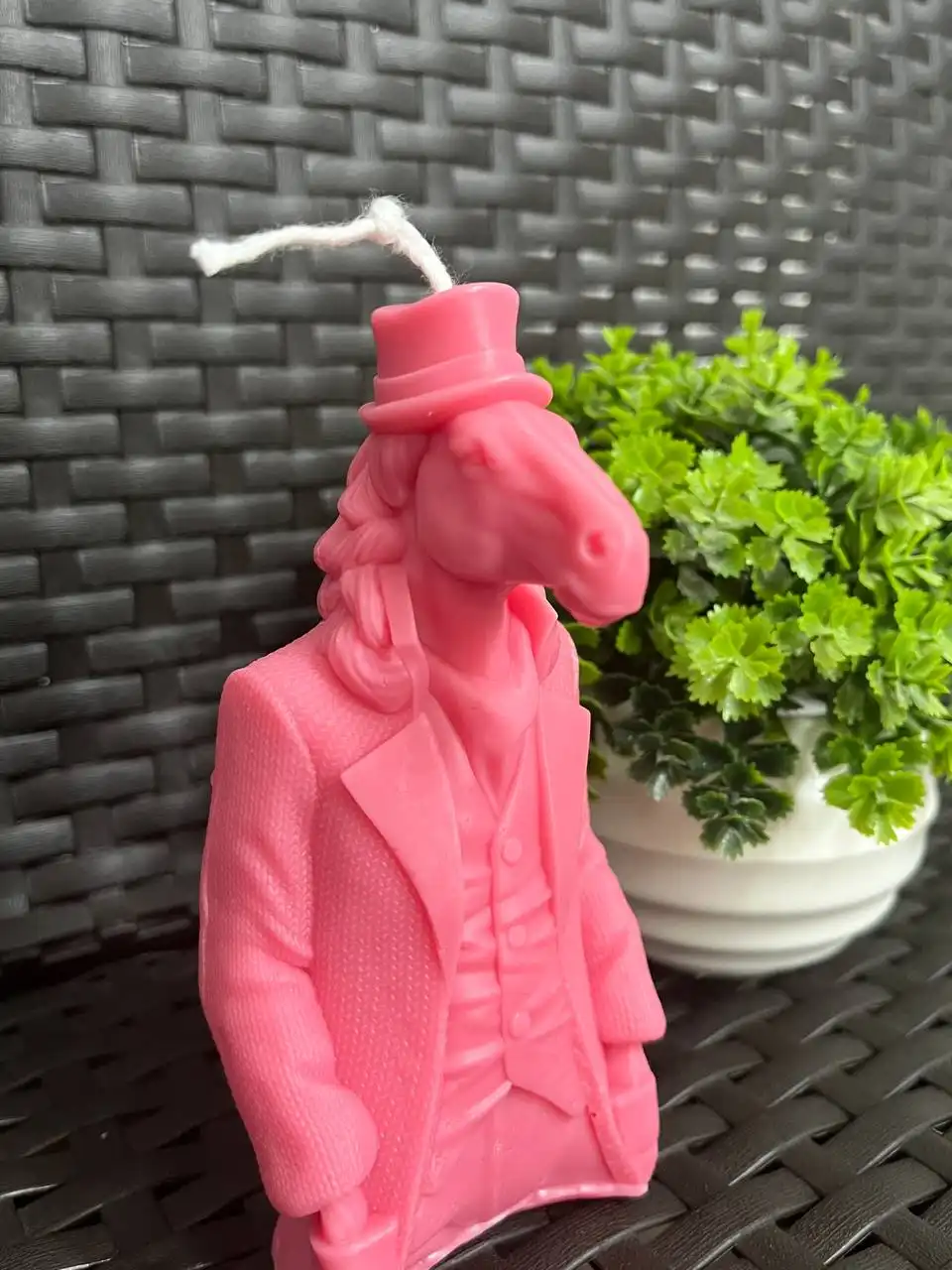 Подарочные свечи 'Конь в пальто' - символ 2026 года